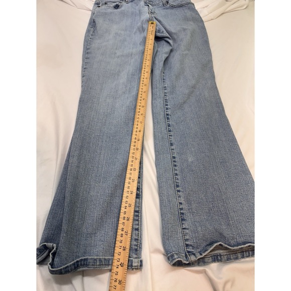 Levi's 550 Jeans Womens 10M Blue Relaxed Bootcut Stretch Y2K Light Wash Low Rise - Picture 3 of 8